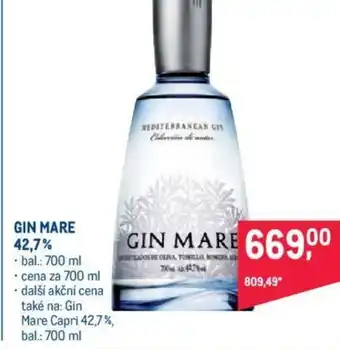 Makro GIN MARE 42.7% nabídka