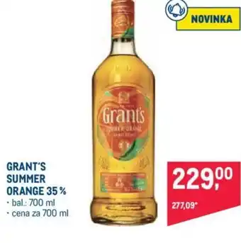 Makro GRANT'S SUMMER ORANGE 35% nabídka