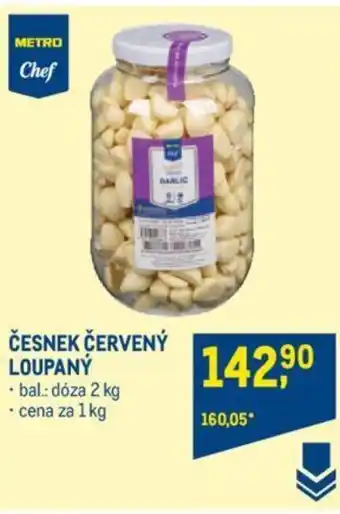Makro ČESNEK ČERVENÝ LOUPANÝ nabídka