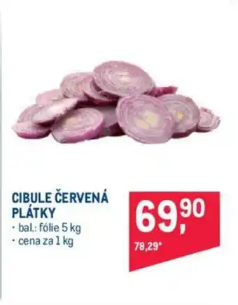 Makro CIBULE ČERVENÁ PLÁTKY nabídka