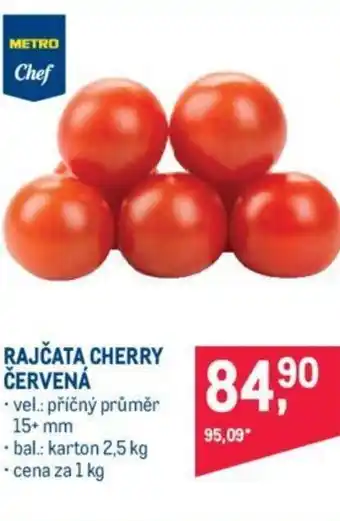 Makro RAJČATA CHERRY ČERVENÁ nabídka