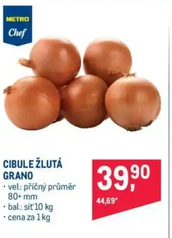 Makro CIBULE ŽLUTÁ GRANO nabídka