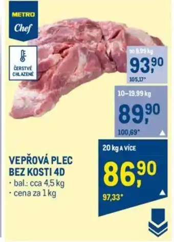 Makro VEPŘOVÁ PLEC BEZ KOSTI 4D nabídka