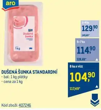 Makro DUŠENÁ ŠUNKA STANDARDNÍ nabídka