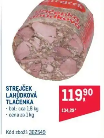 Makro STREJČEK LAHŮDKOVÁ TLAČENKA nabídka