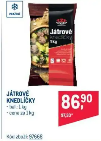 Makro JÁTROVÉ KNEDLÍČKY nabídka