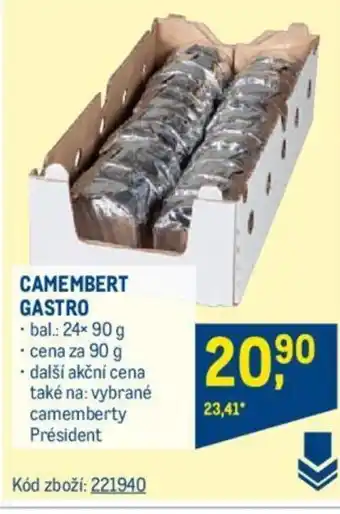 Makro CAMEMBERT GASTRO nabídka