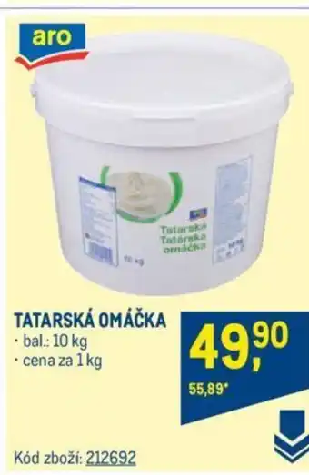 Makro TATARSKÁ OMÁČKA nabídka