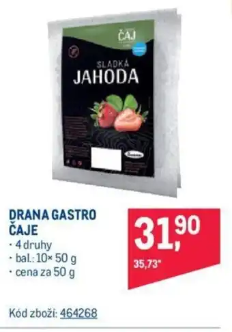 Makro DRANA GASTRO ČAJE nabídka