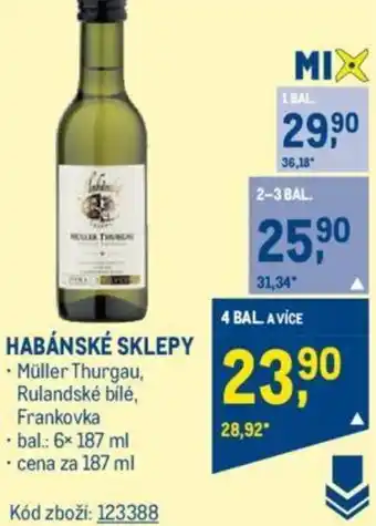 Makro HABÁNSKÉ SKLEPY nabídka