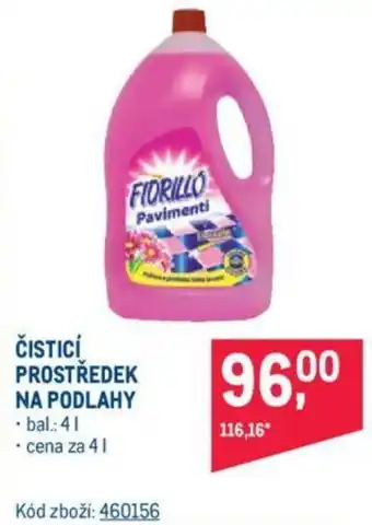 Makro ČISTICÍ PROSTŘEDEK NA PODLAHY nabídka