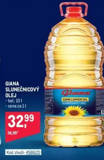 Makro GIANA SLUNEČNICOVÝ OLEJ nabídka