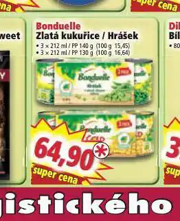 Norma Bonduelle hrášek nabídka