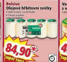 Olejové hřbitovní svíčky