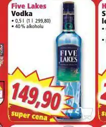 Norma Five lakes vodka nabídka