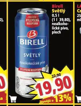Norma Birell nealkoholické pivo nabídka