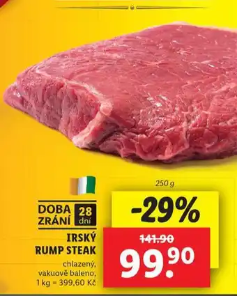 Lidl Irský rump steak nabídka