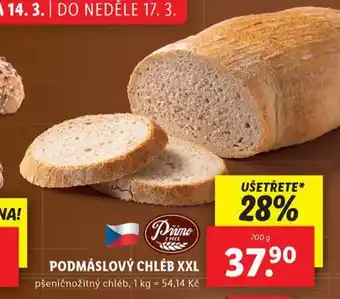 Lidl Podmáslový chléb nabídka