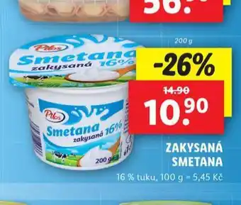 Lidl Zakysaná smetana nabídka