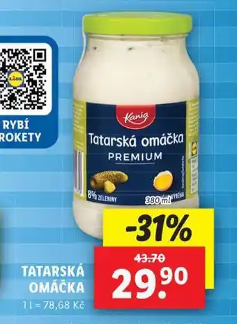 Lidl Tatarská omáčka nabídka