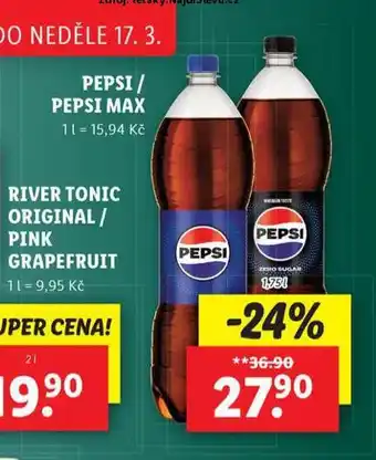 Lidl Pepsi nabídka