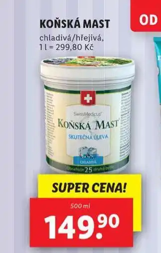 Lidl Koňská mast nabídka