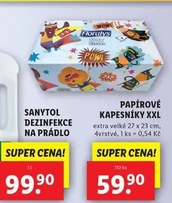 Lidl Papírové kapesníky nabídka