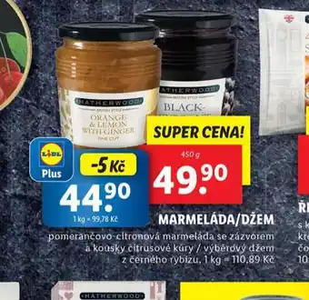 Lidl Marmeláda nabídka