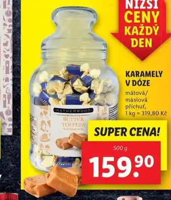 Lidl Karamely v dóze nabídka