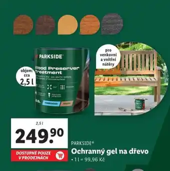 Lidl Ochranný gel na dřevo nabídka