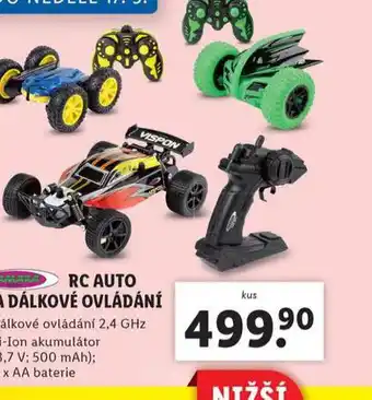Lidl Rc auto na dálkové ovládání nabídka