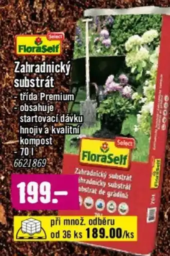 Hornbach FloraSelf Zahradnický substrát nabídka