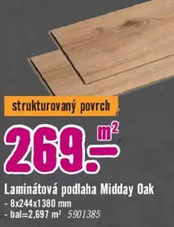 Hornbach Laminátová podlaha Midday Oak nabídka