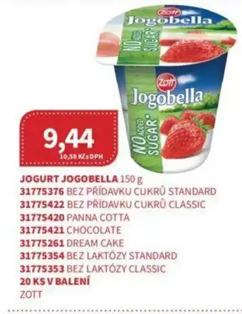 Kubík potraviny JOGURT JOGOBELLA 150 g nabídka