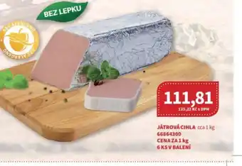 Kubík potraviny JÁTROVÁ CIHLA cca 1 kg nabídka