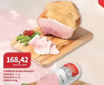Kubík potraviny VÝBĚROVÁ ŠUNKA OD KOSTI nabídka
