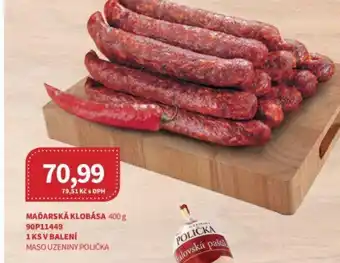 Kubík potraviny MAĎARSKÁ KLOBÁSA 400 g nabídka