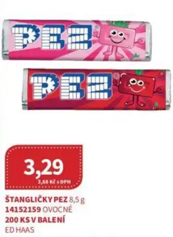 Kubík potraviny ŠTANGLIČKY PEZ 8,5 g nabídka