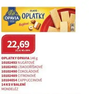 Kubík potraviny OPLATKY OPAVIA 146 g nabídka