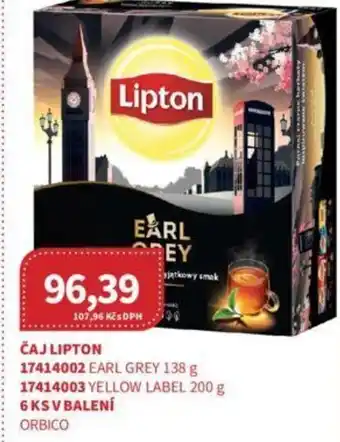 Kubík potraviny ČAJ LIPTON nabídka