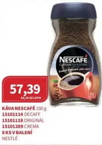 Kubík potraviny KÁVA NESCAFÉ 100 g nabídka