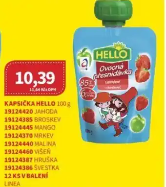 Kubík potraviny KAPSIČKA HELLO 100 g nabídka