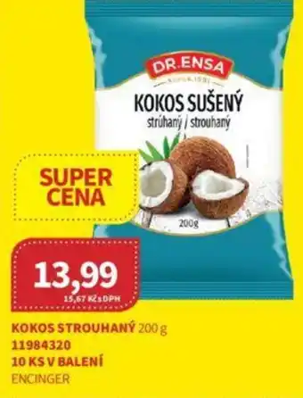 Kubík potraviny KOKOS STROUHANÝ 200 g nabídka