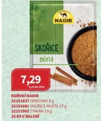 Kubík potraviny KOŘENÍ NADIR nabídka