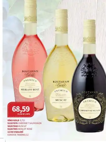 Kubík potraviny VÍNO GOLD 0,75L nabídka