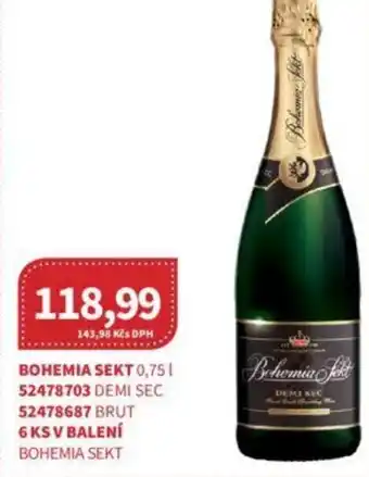 BOHEMIA SEKT 0,75 L