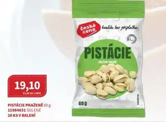 Kubík potraviny PISTÁCIE PRAŽENÉ 60 g nabídka