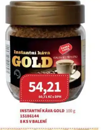 Kubík potraviny INSTANTNÍ KÁVA GOLD 100 g nabídka