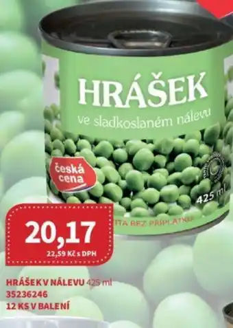 Kubík potraviny HRÁŠEK V NÁLEVU 425 ml nabídka