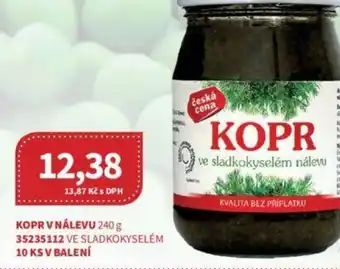 Kubík potraviny KOPR V NÁLEVU 240 g nabídka